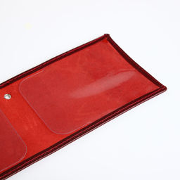 Обложка на удостоверение "Ветеран труда", цвет бордовый