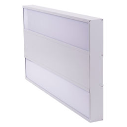 ULO-K16B 2x16W/4000K/L50 5W/3000K IP44 LIGHT GREY Светильник линейный светодиодный подвесной с фоновой подсветкой. Белый свет (4000К). Алюминий. Цвет светло-серый. TM Uniel