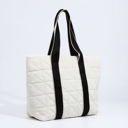 Сумка-шопер на молнии, цвет белый - Simaland фото 4