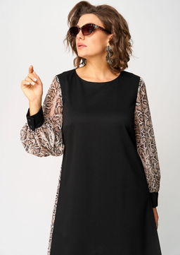 Платье EVA GRANT 7299-Р принт питон