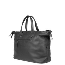 1584 black, мужская дорожная сумка из экокожи Barcelo Biagi