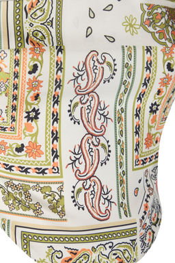 Limited Edition Cok Renkli Degaje Yaka S?rt? Baglamal? Crop Dokuma Bluz TWOSS21BZ1903 - Trendyolmilla фото 10