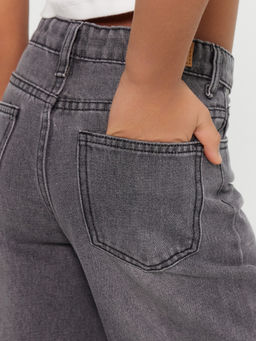 Джинсы для девочек серые - Mark formelle фото 6