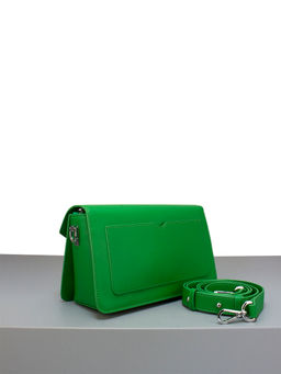 LACCOMA сумка TH858-зеленый натуральная кожа полиэстр
