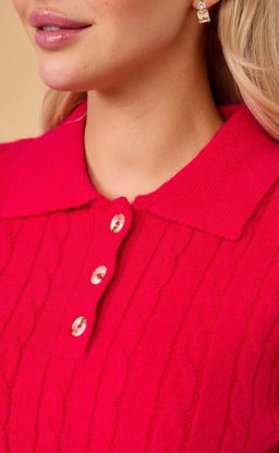 Джемпер F422-1520 red - Fine joyce фото 3