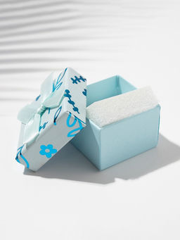 Набор коробочек подарочных 6 шт. под серьги/кольцо "Цветы и листья", 5*5, цвет МИКС(9901771)   10949