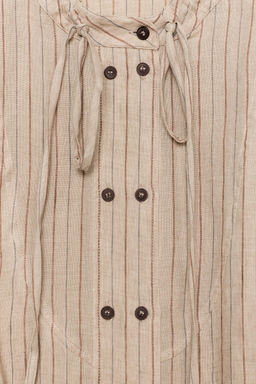 CAMISA LINO RAYAS ZW COLLECTION / Rayas - Zara фото 7