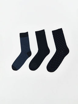 Desenli Erkek Soket ?orap 3l?