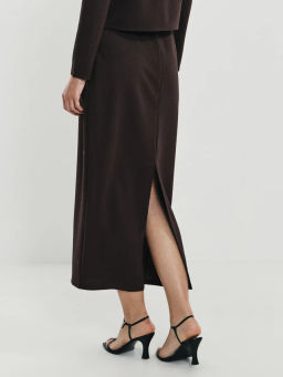 Юбка миди с люрексом / Zarina