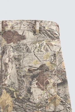 ABSTRACT PRINT CARPENTER TROUSERS - Zara фото 10