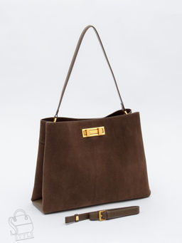 Сумка женская кожаная 1087MF khaki Polina&Eiterou