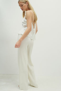 Pantalon en punto de canale - H&m фото 2