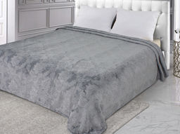 АРТ 007 Покрывало- плед с тиснением 180*210 "Дым"