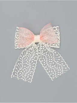 Бант для волос на заколке с вышивкой, Коты аристократы