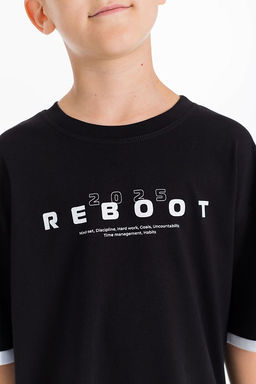 Футболка М225009Па черный