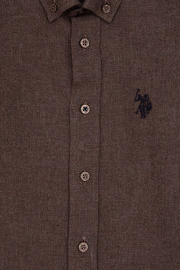 Erkek _ocuk Kahverengi Uzun Kollu Basic G_mlek Sepette S_rpriz _ndirim - U.s. polo assn фото 3