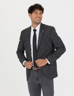 F_me Ekstra Slim Fit Y_n Kar___ml_ Blazer Ceket