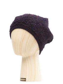 Шапка жен. шерсть+альп LB-BR55005 d.violet