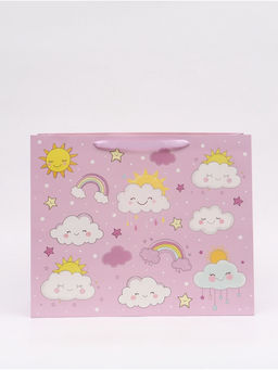 Пакет ламинированный «Милые облака», XL  49 × 40 × 19 см