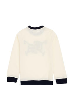 Erkek _ocuk Krem _nce Bisiklet Yaka Sweatshirt - U.s. polo assn фото 3