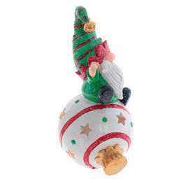 Новинка Фигурка декоративная "Гном" с подсветкой (LR44 2 шт), L10 W9 H18 см, 2в.