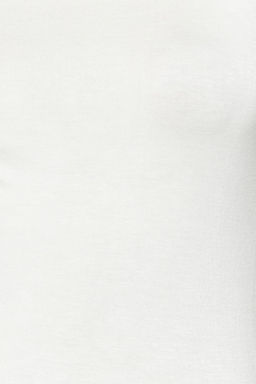 Ekru Premium Viskoz Yumusak Kumas Fitted/Vucuda Oturan Ay Kol Orme Bluz TWOSS23BZ00992