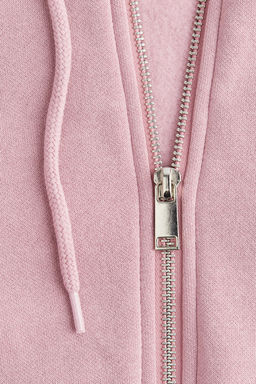 Chaqueta sudadera cropped con capucha y cremallera - H&m фото 6