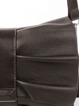 LACCOMA сумка АУ4725-П-коричневый натуральная кожа хлопок