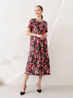 Платье жен.арт.416/1-2,коричнево-розовое - Binita фото 4