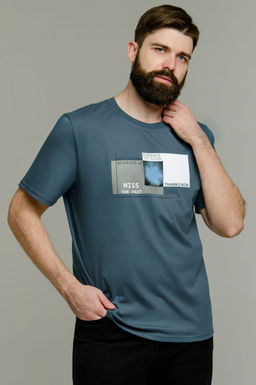 Арт. 61131 Футболка мужская 48-56 (5 шт) Цвет:изумруд