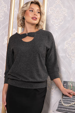 Джемпер трикотажный Сайрис (темно-серый) Б14789-50М