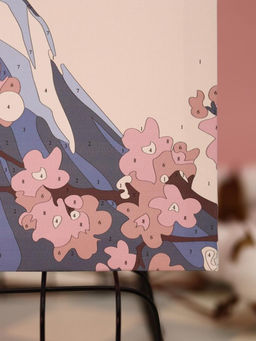 Картина по номерам на подрамнике Draw Me! Volcano, (20*20 см)