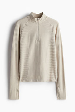 Top de deporte seamless en DryMove con cremallera - H&m фото 4