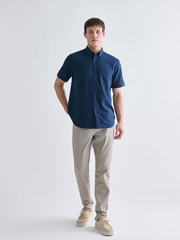 Regular Fit K?sa Kollu Arm?rl? Erkek G?mlek