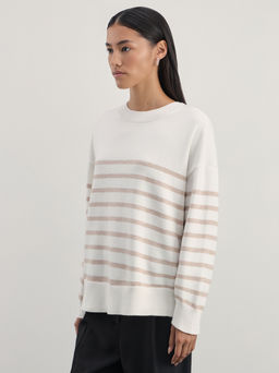 Джемпер в полоску из вискозы / Zarina  фото 4