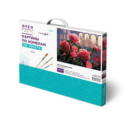 ФРЕЯ PNB/PMC-208 Набор для раскрашивания по номерам ( цветной холст ) 40 х 30 см Мистические розы