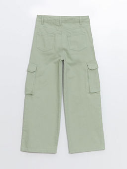 Wideleg K?z ?ocuk Kargo Pantolon
