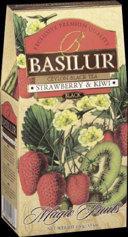 BASILUR. Волшебные фрукты. Клубника и киви 100 гр. карт.пачка