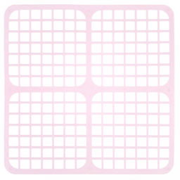 Решетка для раковины пластмассовая 25х25см, полипропилен, цвета микс (Россия)