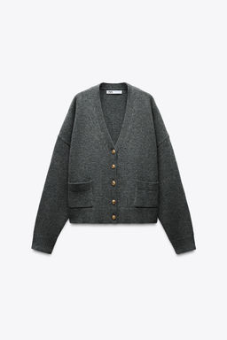 100% WOOL JACKET WITH GOLD BUTTONS