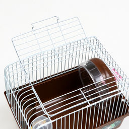 Клетка для грызунов Пижон, 23 х 17 х 17 см, коричневая  фото 4