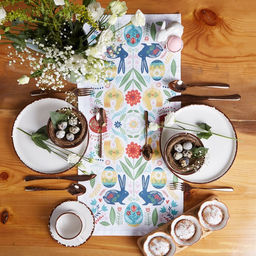 Дорожка на стол Этель Пасхальная скандинавия 30х70 см, 100% хлопок, саржа 190 гр/м2  фото 3