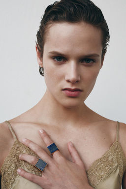 ZW COLLECTION ASYMMETRIC SATIN DRESS - Zara фото 5