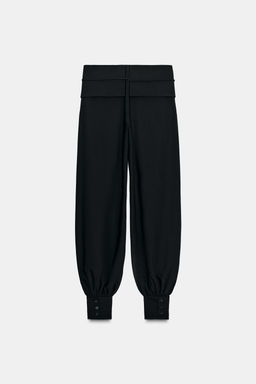 ZW COLLECTION SASH BELT TROUSERS - Zara фото 6
