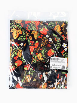 Карнавальный набор «Народная краса»: юбка р-р. 40-48, воротник, повязка, цвет чёрный