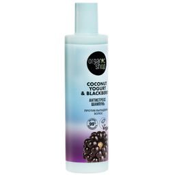 Шампунь против выпадения волос Антистресс 280 мл / Coconut Yogurt / Organic Shop  фото 3