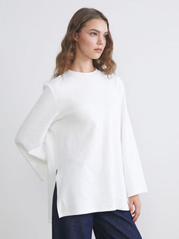 Bisiklet Yaka Oversize Kad?n Tunik