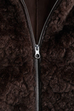 Chaqueta de borreguito con capucha - H&m фото 4