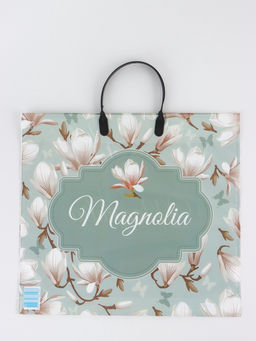 Цена за 10 шт. Пакет «Магнолия», полиэтиленовый с пластиковой ручкой, 38×34 + 3 см, 90 мкм