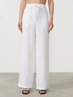 Брюки женские КЛ-8002-ИЛ24 белые